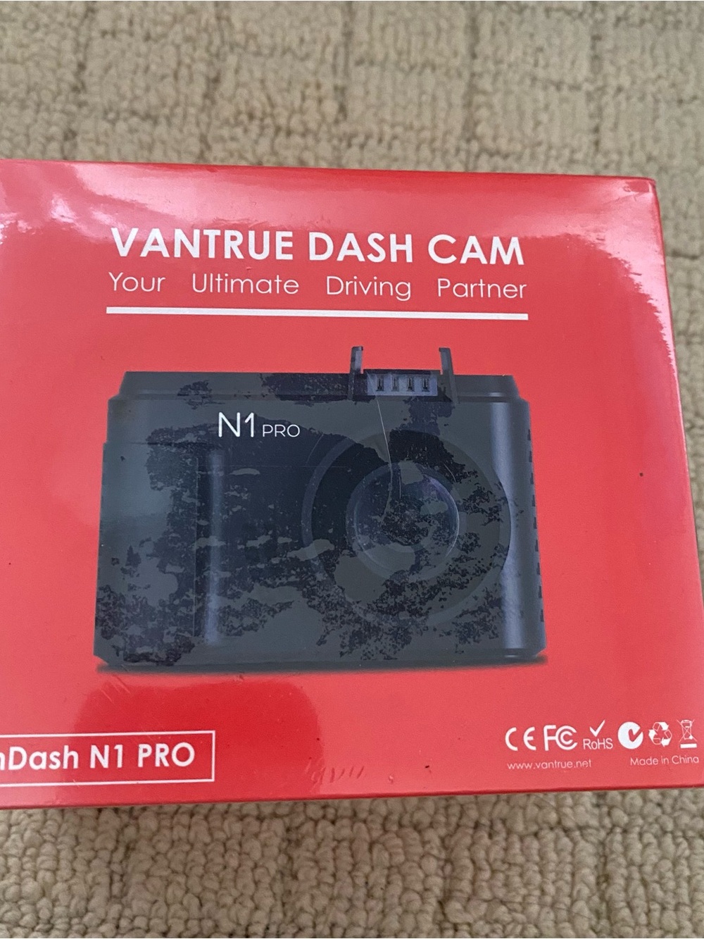 Vantrue N1 Pro Dash Cam - Black